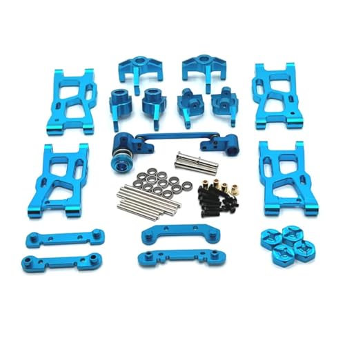 JYYTERD RC-Zubehör Für Wltoys 1/14 144001 144002 144010 1/12 124016 124017 124018 124019 124007 Für RIaarIo XDKJ-001 XDKJ-006 AM-X12 RC Upgrade Teile Metall Teile Zubehör(Blue) von JYYTERD