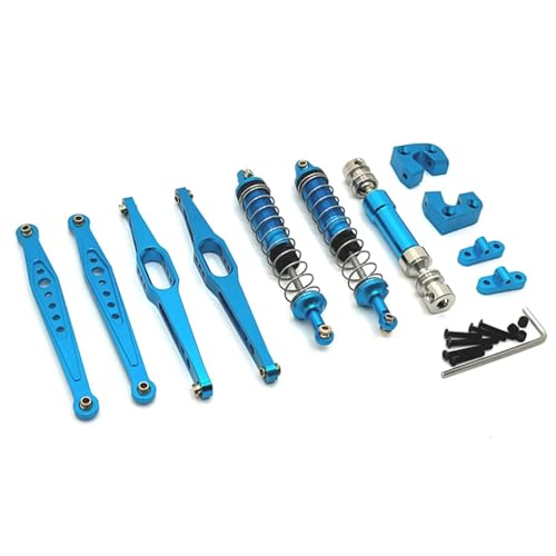 JYYTERD RC-Zubehör Für Wltoys 124006 12423 12427 12428 12429 1/12 RC Metall Upgrade Kit Änderung Zubehör(Blue) von JYYTERD