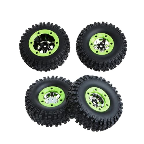 JYYTERD RC-Zubehör Für Wltoys 12428 12423 0070 0071 1:12 RC Upgrades Teile Zubehör 2-4 Stücke Links Rechts Gummi Reifen Rad Hub Kit(Left and Right Tires) von JYYTERD