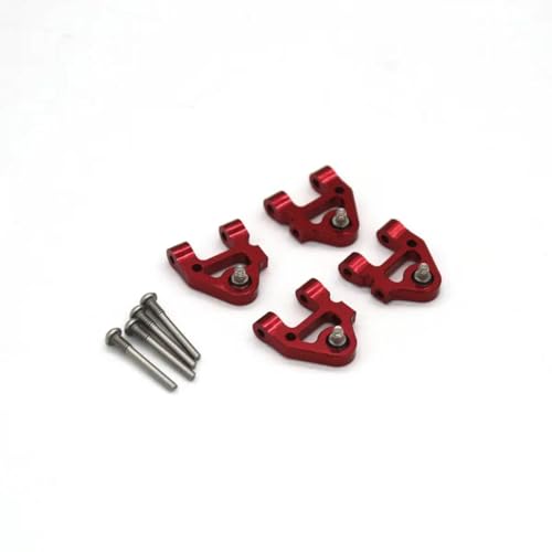 JYYTERD RC-Zubehör Für Wltoys K989 K969 K979 K999 284131 284161 284010 1/28 RC Metall Schaukel Arm Teile Upgrades Teile Zubehör(Red) von JYYTERD