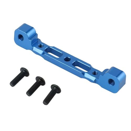 JYYTERD Rc Car Zubehör Kompatibel Mit Arrma Für Kraton Für Senton Für Typhon 1/8 RC-Auto-Upgrade-Teile, Metall Vorne Oben Für Schwinge, Hinterarm-Befestigungshalterung(Blue) von JYYTERD