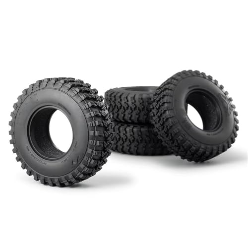 JYYTERD Rc Car Zubehör Kompatibel Mit Axial Für SCX10 90047 D90 D110 Für TF2 1/10 RC Crawler Auto Upgrade Teile 106mm OD 1,9 "Gummi Rad Reifen von JYYTERD