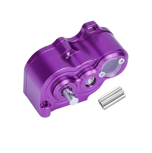 JYYTERD Rc Car Zubehör Kompatibel Mit SCX10 II Für TRX4 Für Capra Für Axle Für Chassis-Upgrade-Teile 1/10 Rc Crawler Metallgetriebegetriebe Mit Stahlgetriebe(Purple,1:5.9) von JYYTERD