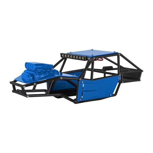 JYYTERD Rc Car Zubehör Kompatibel Mit TRX4M 1/18 RC Crawler Upgrade Upgrades Ersatzkunststoff Für Buggy-Karosserie Für Chassis-Kit(Blue) von JYYTERD