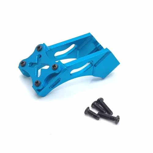 JYYTERD Rc Car Zubehör Kompatibel Mit Wltoys 144010 144002 124017 124019 144001 Nachrüstteile RC Auto Metall Upgrade Teile Heck Upgrade Teil(Blue) von JYYTERD