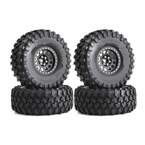 Kompatibel Mit Axial Für SCX10 Für Wraith Für Capra Für Traxxas 1/10 RC Crawler Auto 4PCS 135mm Metall 2,2 Beadlock Felge Reifen Set RC Auto Reifen von JYYTERD