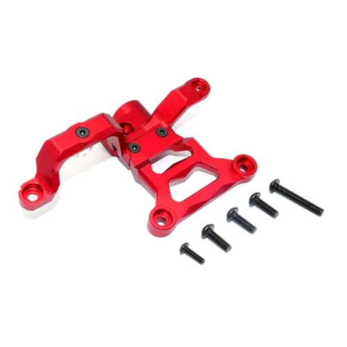 RC Auto Upgrade-Teile Kompatibel Mit Für traxxas Für X-MAXX 6S 8S 4WD Für Monster Truck 1/5 RC Car Upgrade-Teile Metalllenkung Bellcrank Support 7746(Red) von JYYTERD