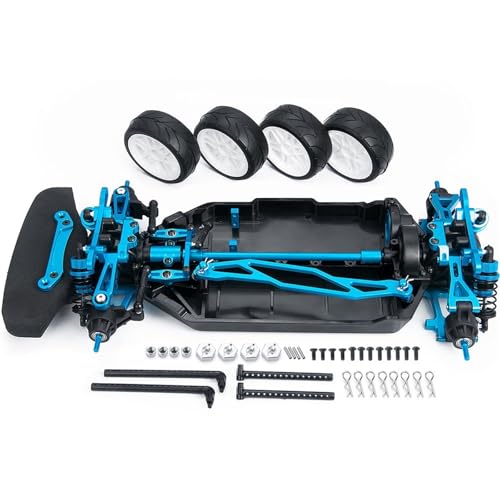 RC Auto Zubehör Für Tamiya Für TT02 1/10 Metall Für Chassis Rahmen Körper Shell Montiert Set RC Für Modell Auto Upgrade Teile Geändert Zubehör von JYYTERD