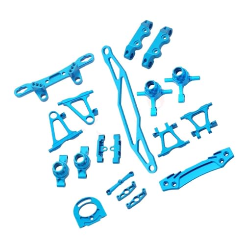 RC Teile Für Tamiya Für TT02 Vollständiger Satz Metall-Upgrade-Teile Lenkbecher Vorne Hinten Arm Stoßdämpferhalterung Lenkstange Ersatz RC-Autoteile(Full Set) von JYYTERD