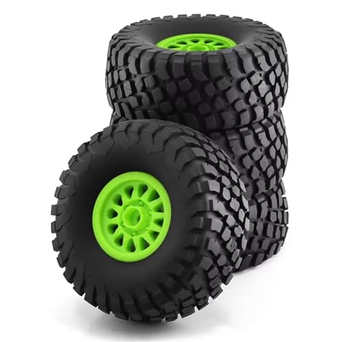 RC Teile Kompatibel Mit TRAXXAS Für UDR Für ARRMA Für Mojave Für Yikong 1/7 RC Auto Für Desert Short Course Truck 4 Stück 138 Mm Reifen 17 Mm Radsechskant(Green) von JYYTERD