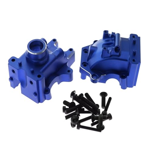 RC-Zubehör Für Für traxxas Für Sledge 95076-4 1/8 RC Aluminium Vorne Hinten Schott Getriebe Gehäuse 9529 Upgrades Teile Zubehör(Blue) von JYYTERD