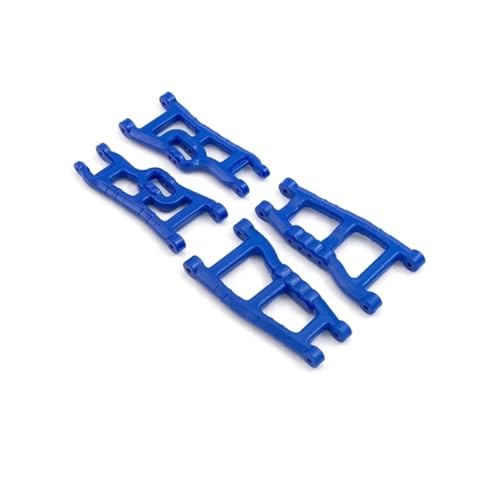 Rc Car Zubehör Kompatibel Mit Für traxxas Für Slash 2WD Für VXL Für Nitro Für Slash Für Rustler 1/10 RC Car Upgrades Teile Vorder- Und Hinterradaufhängungsarm-Set(Blue) von JYYTERD