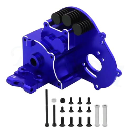 Rc Car Zubehör Kompatibel Mit Für traxxas Für Slash 2WD Für VXL Für Rustler Für Stampede 1/10 RC Car Upgrades Teile Metallgetriebe Getriebe(Blue) von JYYTERD