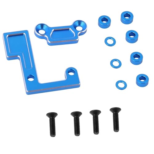 Rc Car Zubehör Kompatibel Mit Tamiya Für TT02 Für TT02B 1/10 RC Auto Zubehör 1 Set Upgrade Teile RC Auto Spindel Stabilisierung Halterung Kit Ersatz(Blue) von JYYTERD