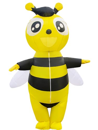 JYZCOS Aufblasbares Hummel-Kostüm für Erwachsene, Halloween-Party, Verkleidung, Braun, Large JYZCOS Aufblasbares Hummel-Kostüm für Erwachsene, Halloween-Party, Verkleidung, Braun, Large von JYZCOS