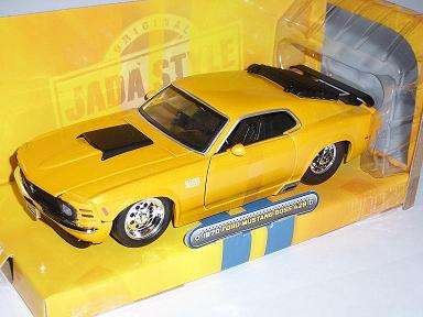 Ford Mustang Boss Gelb 429 1970 Coupe 1/24 Jada Jadatoys Modellauto Modell Auto von Ja-da