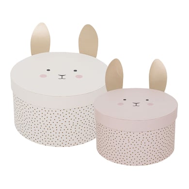 JaBaDaBaDo Aufbewahrungsbox Bunny, 2er Set von JaBaDaBaDo