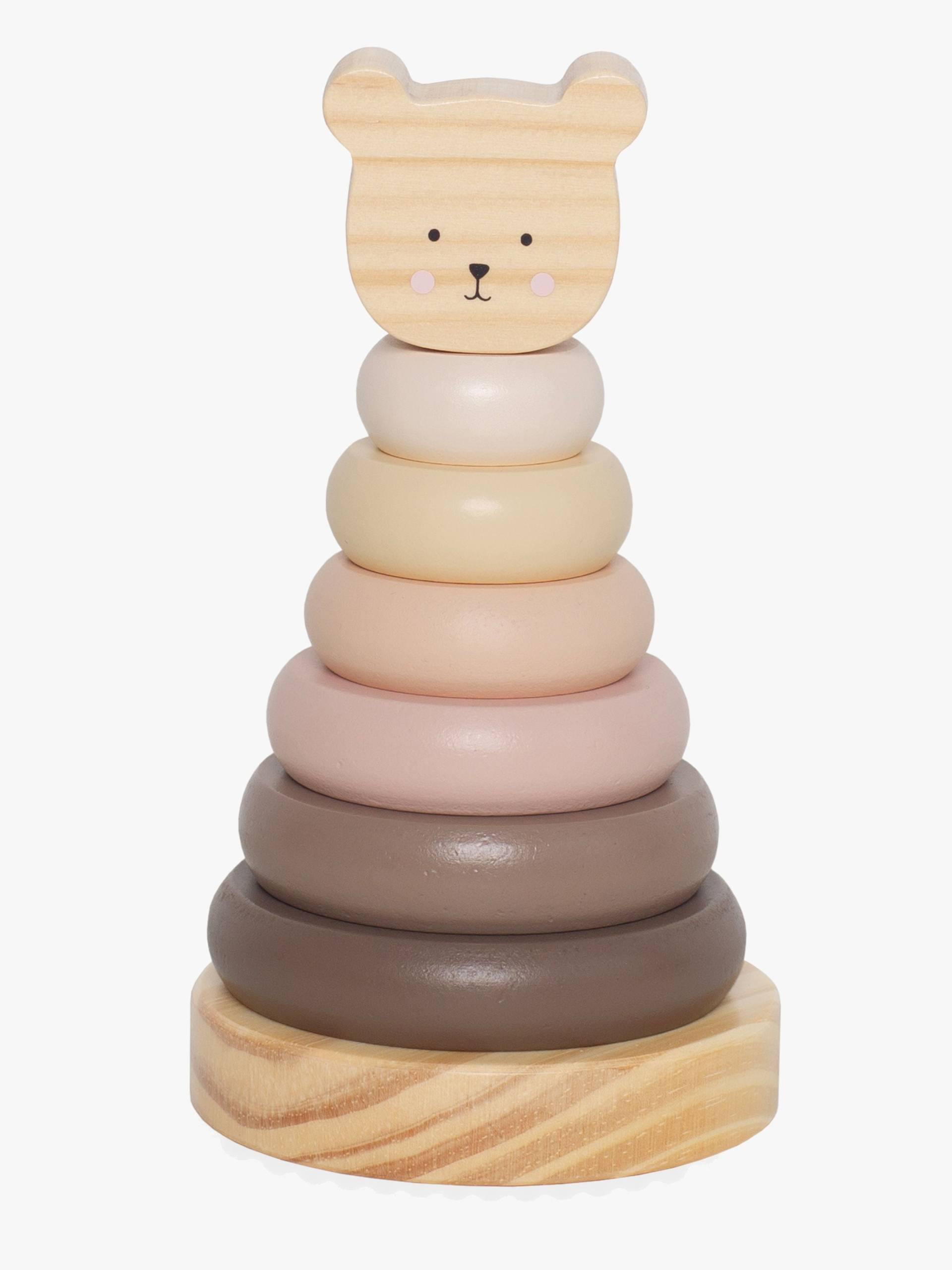 Jabadabado Teddy Stapelspielzeug, Natur, Babyspielzeug Jabadabado Teddy Stapelspielzeug, Natur, Babyspielzeug von Jabadabado