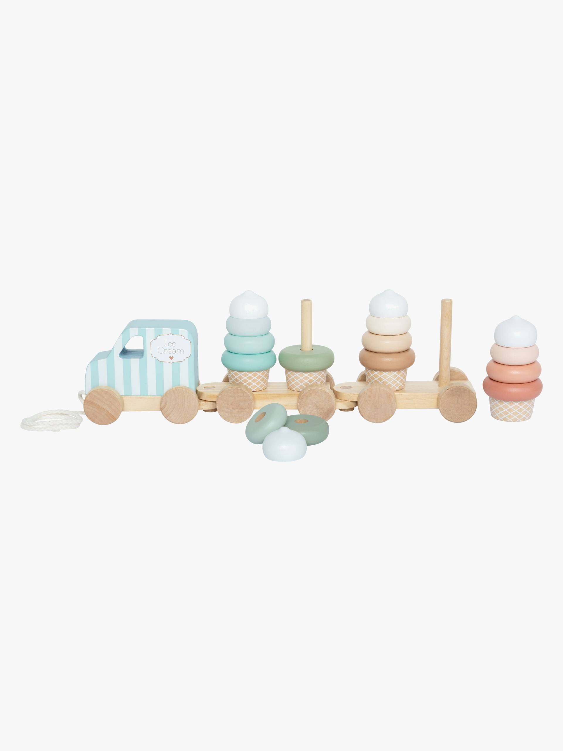 Jabadabado Zug mit Stapelklötzen, Eis Jabadabado Zug mit Stapelklötzen, Eis von Jabadabado