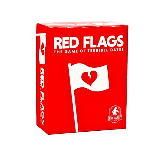 Rote Flaggen: The Game of Terrible Dates | Lustiges Kartenspiel/Partyspiel für Erwachsene, 3–10 Spieler | von Jack Dire, Creator of Superfight, Englisches Spiel von Jack Dire Studios