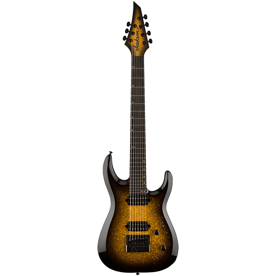 Jackson PRO PLUS MDK EVTN7 Gold Sparkle E-Gitarre von Jackson