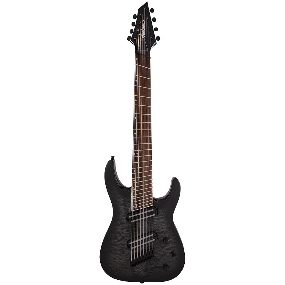 Jackson SLATX8 QM MS TR BLK BRST E-Gitarre von Jackson