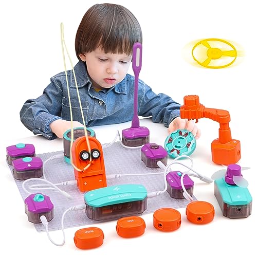 Jacotoys 71 Arten von Gameplay Electronics Discovery Kit, Schaltungen Experimente Kit, Smart Electronics Block Kit, Pädagogische Wissenschaft Kits Spielzeug von Jacootoys