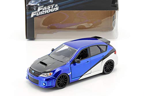 Brian's Subaru Impreza WRX STi Film Fast und Furious (2009) blau / Silber / schwarz 1:24 Jada Toys von Jada Toys