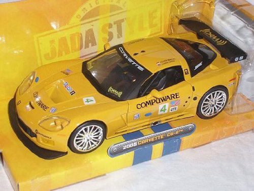 CHEVROLET CORVETTE C6 C 6-R Z06 GELB TUNING COUPE 1/24 JADA MODELLAUTO MODELL AUTO von Jada Toys