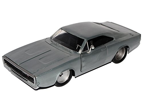 Dodge Charger R/T Dom´s Muscle Cars Coupe Silber Metall The Fast and Furious 1/24 Jada Modell Auto von Jada Toys