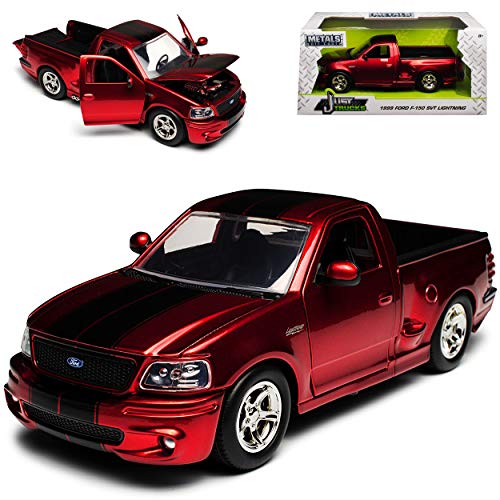 Ford F*150 SVT Pick Up Rot mit Streifen 1996-2004 10. Generation 1/24 Jada Modell Auto von Jada Toys