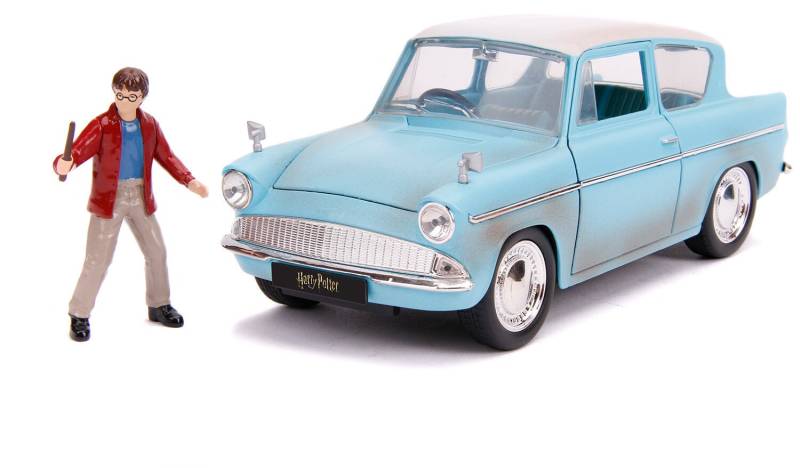 Harry Potter Auto 1959 Ford Anglia 1:24 mit Figur von Jada Toys