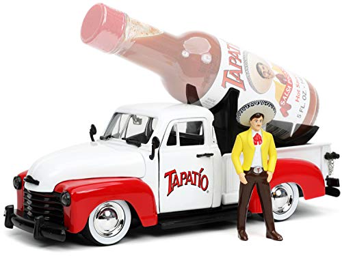 Jada 1:24 Druckguss 1953 Chevy Pickup mit Tapatio Flaschenhalter & Figur von Jada Toys