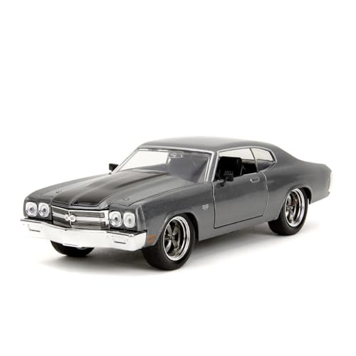 Jada Toys Fast & Furious 1970 Chevrolet 1:24, Grau (Gris Chiné 14) von Jada Toys