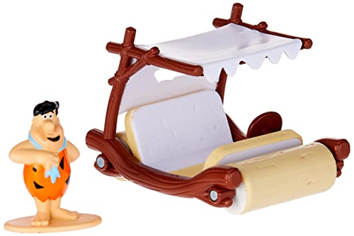 Jada Toys 253253002 Los Picapiedra Familie Feuerstein The Flintstones Vehicle 1:32, Mehrfarbig von Jada Toys