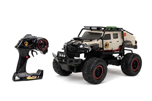 Jada 253259000 Gladiator Jurassic World RC 4x4 Jeep Gladiator1:12, Mehrfarbig von Jada Toys