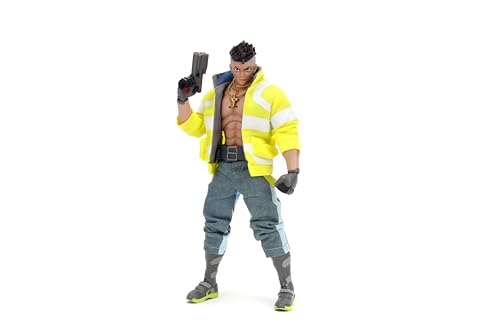 Jada Cyberpunk Edgerunners David Martinez Actionfigur im Maßstab 1:12 – 15,2 cm hoch bewegliches Sammlerstück mit Zubehör – ab 15 Jahren – weiche Waren-Jacke, detaillierte Form von Jada Toys