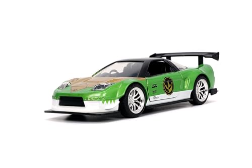 Jada JA32871 1:32 HWR-2002 Honda NSX with Green Figure Power Rangers Collectible Miniature Car, One Size von Jada Toys