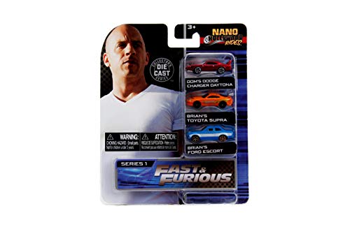 Jada JAN31124 Nano Fast and Furious #2 3 Car Set von Jada Toys