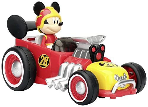 Jada Toys 253074005 Mickey Roadster Racer, 19 cm, Infrarot-Steuerung, geeignet ab 3 Jahren, Mickey Mouse Spielzeug von Jada Toys