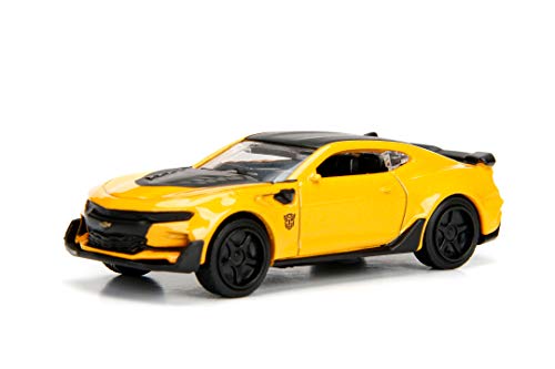 Jada Toys 253112000 Transformers Spielzeugauto, Bumblebee oder Optimus Prime, 2 Verschiedene Versionen, zufällige Auswahl, Lieferung: 1 Stück, ab 3 Jahren von Jada Toys