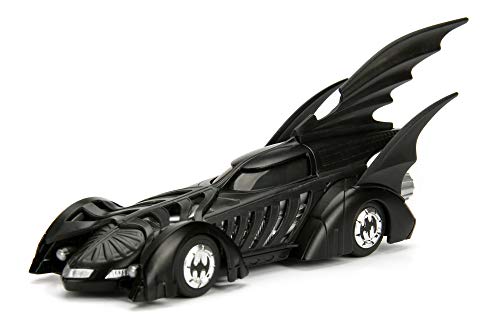 Jada 253212002 Toys Batman 1995 Batmobil, Auto, Spielzeugauto aus Die-cast, öffnende Türen, Kofferraum & Motorhaube, Maßstab 1:32, schwarz von Jada Toys