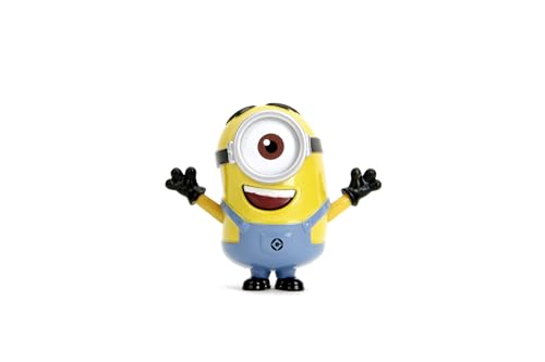 Jada Toys Minion Figur (1 Stück) - 1 von 4 Minions Sammelfiguren (Stuart, Kevin, Otto, Bob) aus Metall für Fans und Kinder ab 8 Jahre, Welle 1, Auswahl per Zufallslos, je ca. 6,5 cm von Jada Toys