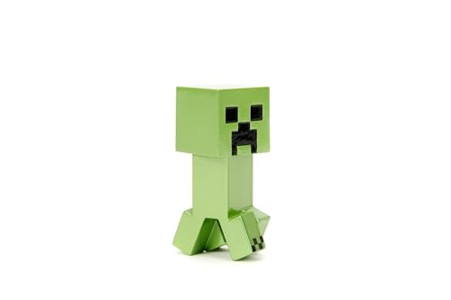 Jada Toys Minecraft Figur - 1 von 4 Sammelfiguren (Steve, Alex, Enderman, Creeper) aus Metall für Fans und Kinder ab 8 Jahre, Welle 3, Auswahl per Zufallslos, je ca. 6,5 cm von Jada Toys