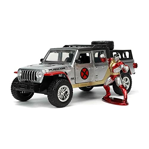 Jada Toys- Jeep 33363S Miniaturauto Sammlerstück, Silber von Jada Toys