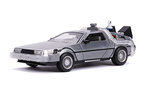 Jada Toys Back to The Future II Hollywood Rides Diecast Model 1/24 Delorean Time Machine von Jada Toys