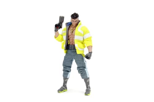 Jada Toys Cyberpunk Edgerunners Figur David (17 cm) - bewegliche Sammel- und Actionfigur mit alternativem Kopf, Händen und Zubehör, für Fans & Sammler ab 15 Jahre von Jada Toys