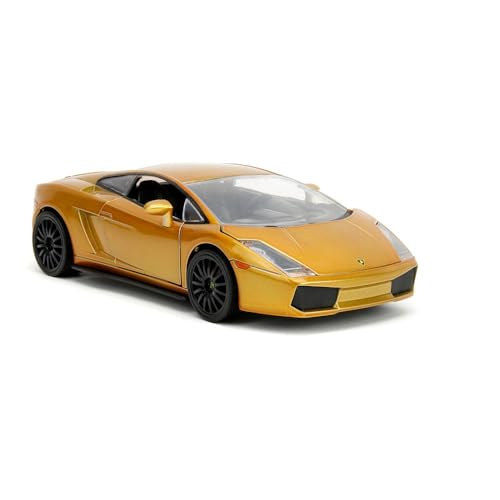 Jada Toys Fast and Furious Auto Lamborghini Gallardo 2003 (Gold) - Die Cast Modellauto aus Fast & Furious 10 im Maßstab 1:24 (19 cm), Metallauto für Sammler und Kinder ab 8 Jahre von Jada Toys