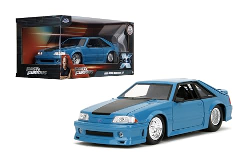 Jada Toys Fast & Furious 1:24 1989 Ford Mustang GT Die-Cast Car, Spielzeug für Kinder und Erwachsene von Jada Toys