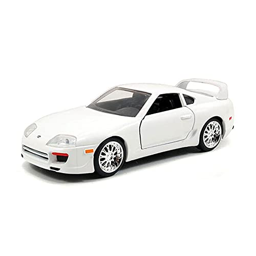 Jada Toys Fast & Furious Brian's 1995 Toyota Supra, Auto, Spielzeugauto aus Die-cast, öffnende Türen, Kofferraum & Motorhaube, Maßstab 1:24, weiß von Jada Toys